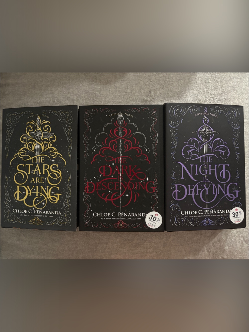 The Stars Are Dying, The Dark is Descending and The Night is Defying Hard Cover